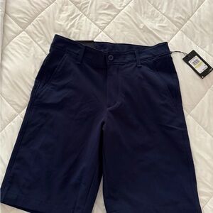 Under Armour Dark Blue Men's Flat Front Shorts